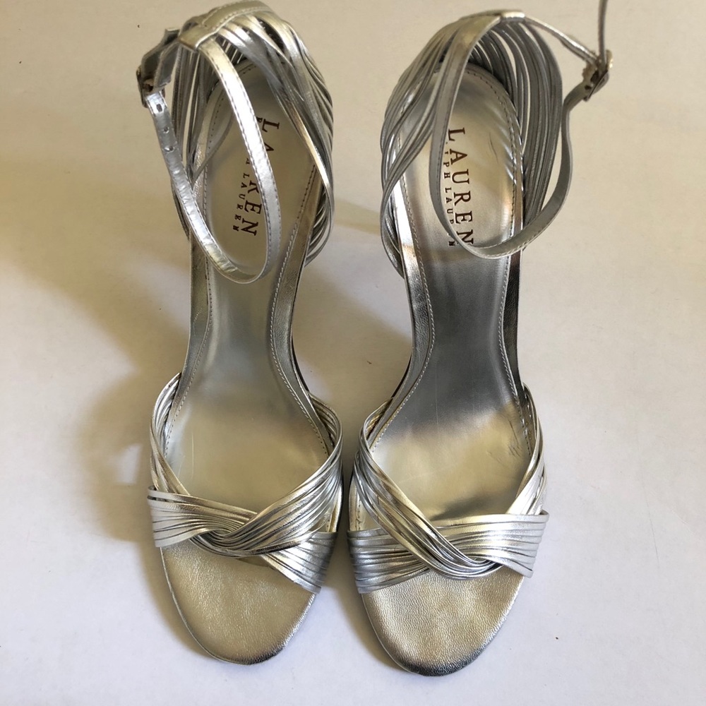 Lauren, Ralph Lauren, Silver Metallic sandals